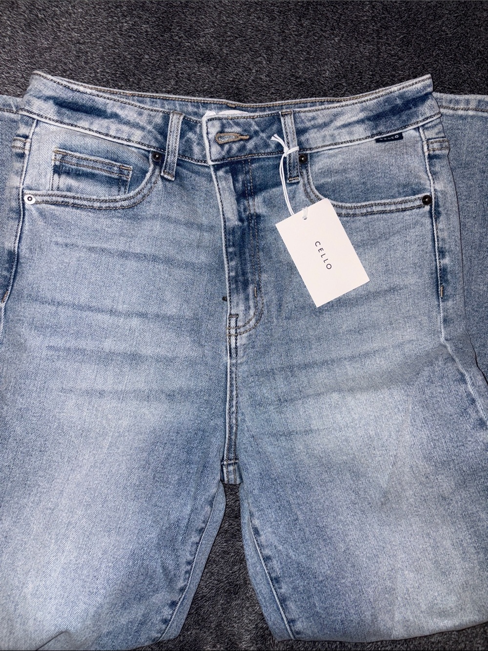 CELLO Women's Light Blue High-Rise Jeans